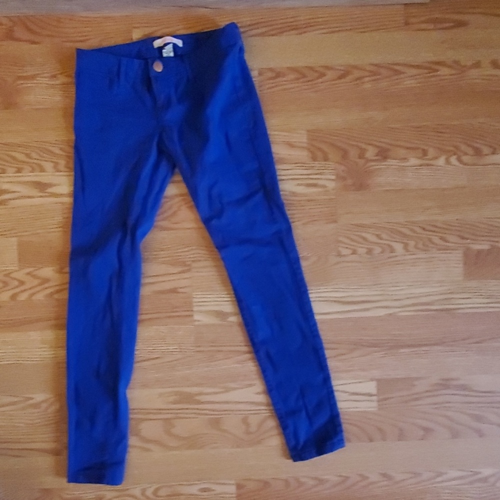 Blue Skin Tight Jeggings